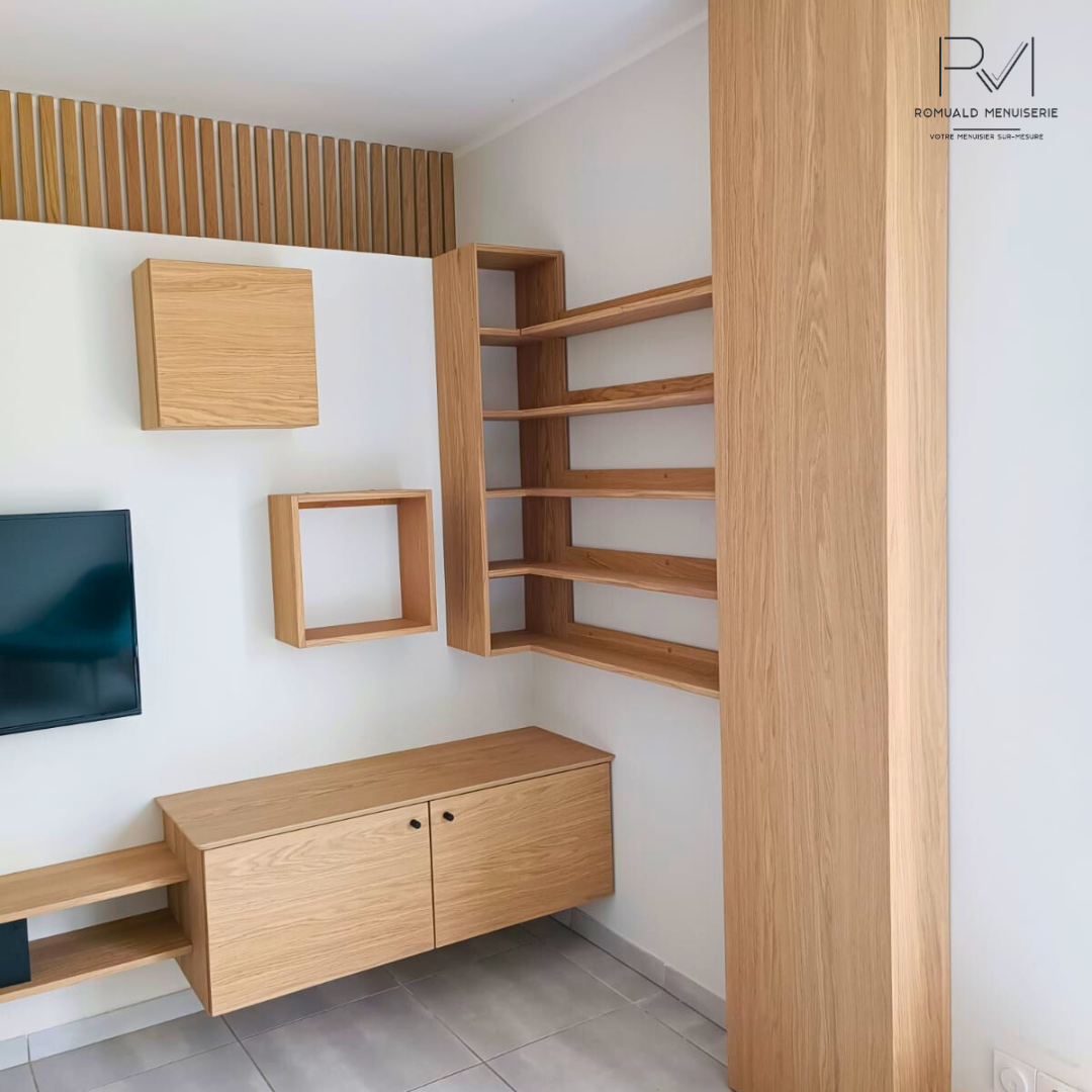 Meuble MDF et chêne Montagnac : alliance moderne et noble - 2