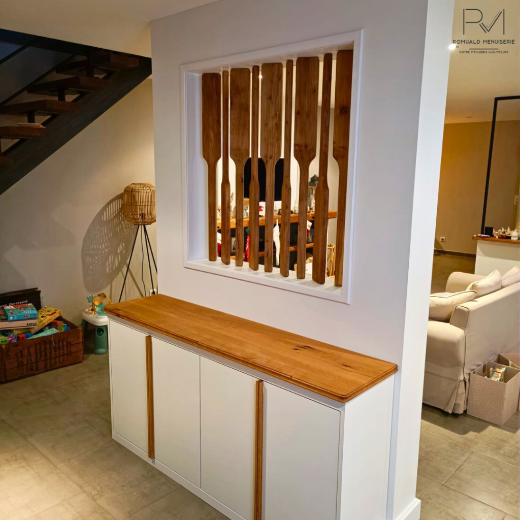 cloison décorative sur mesure Montagnac Romuald Menuiserie